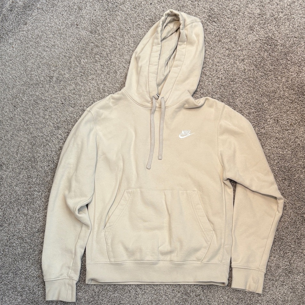 Nike Men's Beige Hoodie